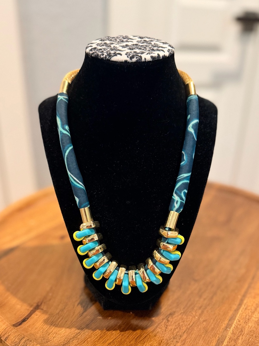 Marc by Marc Jacobs Gold-Tone Necklace with Turquoise and Teal Accents